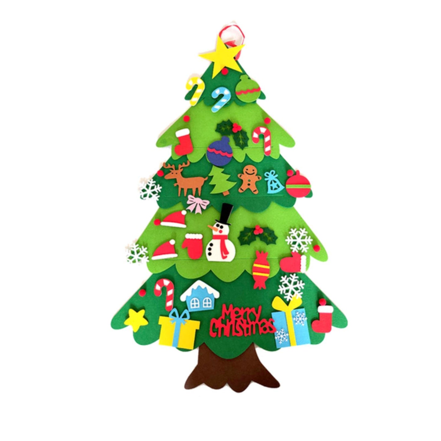 Árbol Navidad fieltro (32pcs)